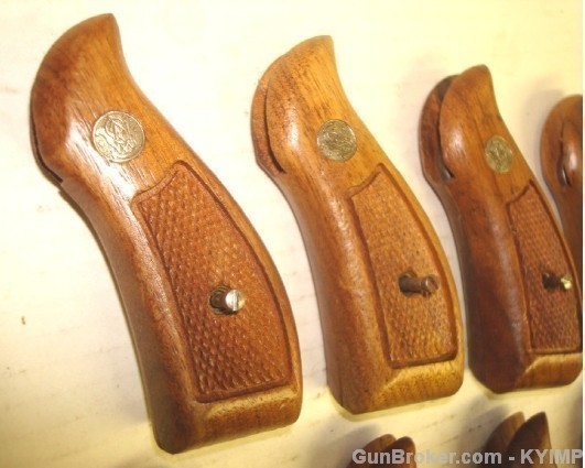 Smith & Wesson K frame R.B. S&W wood grips